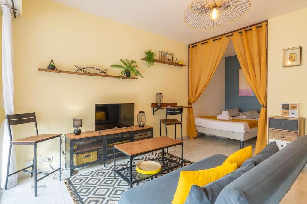 Cosy Studio Pres Des Palaces Mentonnais Eksteriør billede