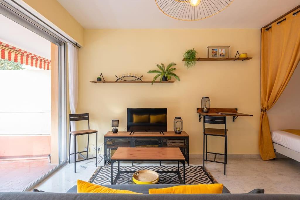 Cosy Studio Pres Des Palaces Mentonnais Eksteriør billede